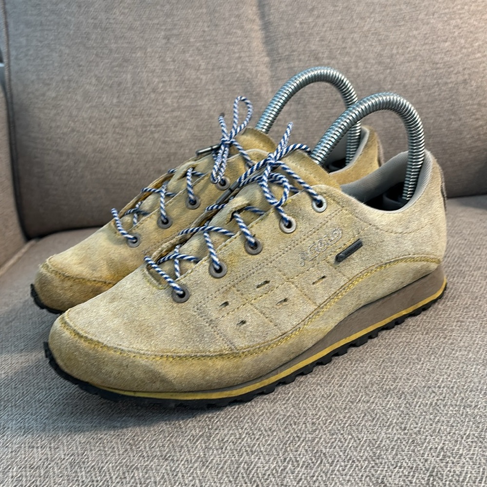 Asolo Classic Hiking Trail Mountain Shoes Yellow /‎ Grey Women’s Sz US 6.5
